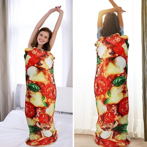 Miniatura 3 de Outivity - Cobija gigante de tortilla de Burrito realista Manta de franela graciosa de bromas divertidas para regalos de Navidad o de Cumpleaños