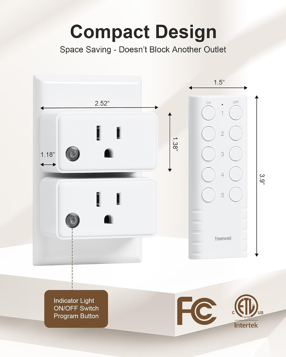 Compact Design and Dimensions of TREEWELL THRS25A