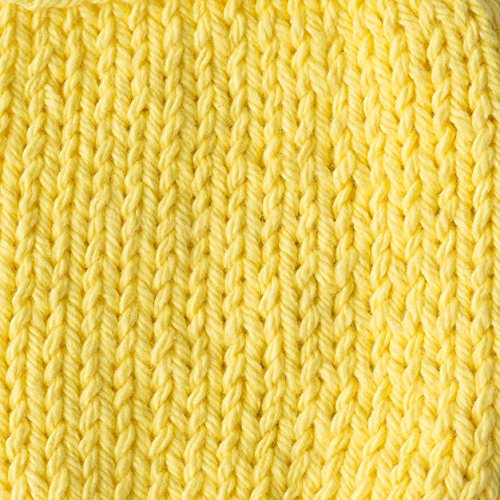 Image of Lily Sugar 'N Cream Super Size Solid Yarn, 4oz, Gauge 4 Medium, 100% Cotton - Sunshine - Machine Wash & Dry