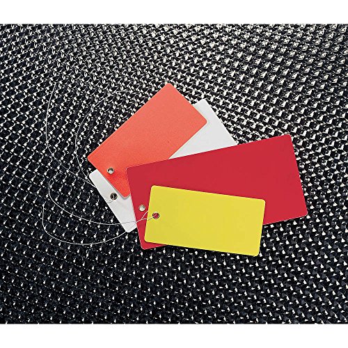 Blank Tag, 2-3/4 x 1-3/8 in, ORN, PK25