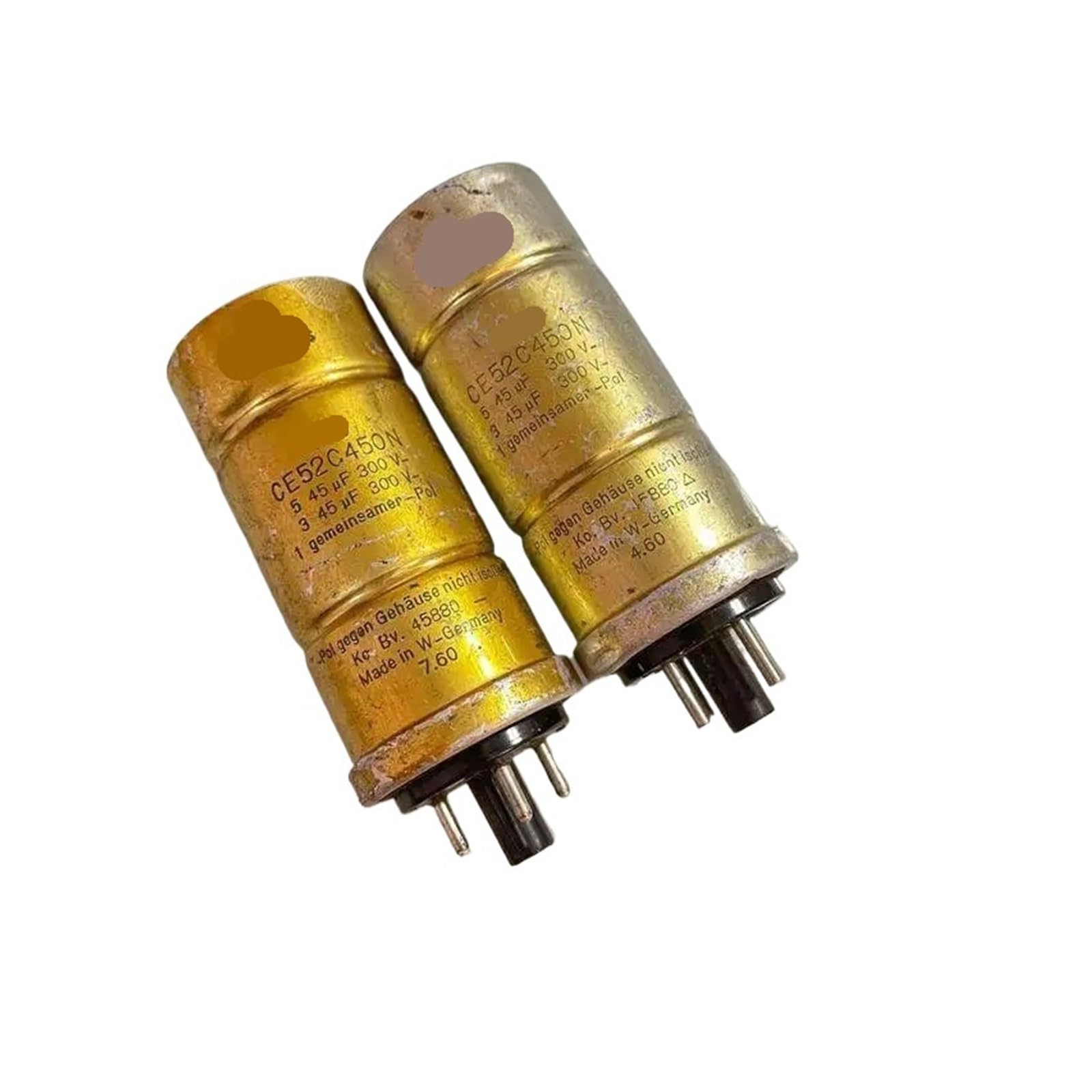 KSZHZYMGX 45UF+45UF 300V Filter Electrolytic Capacitor 1pcs(1pcs 45uf 45uf)