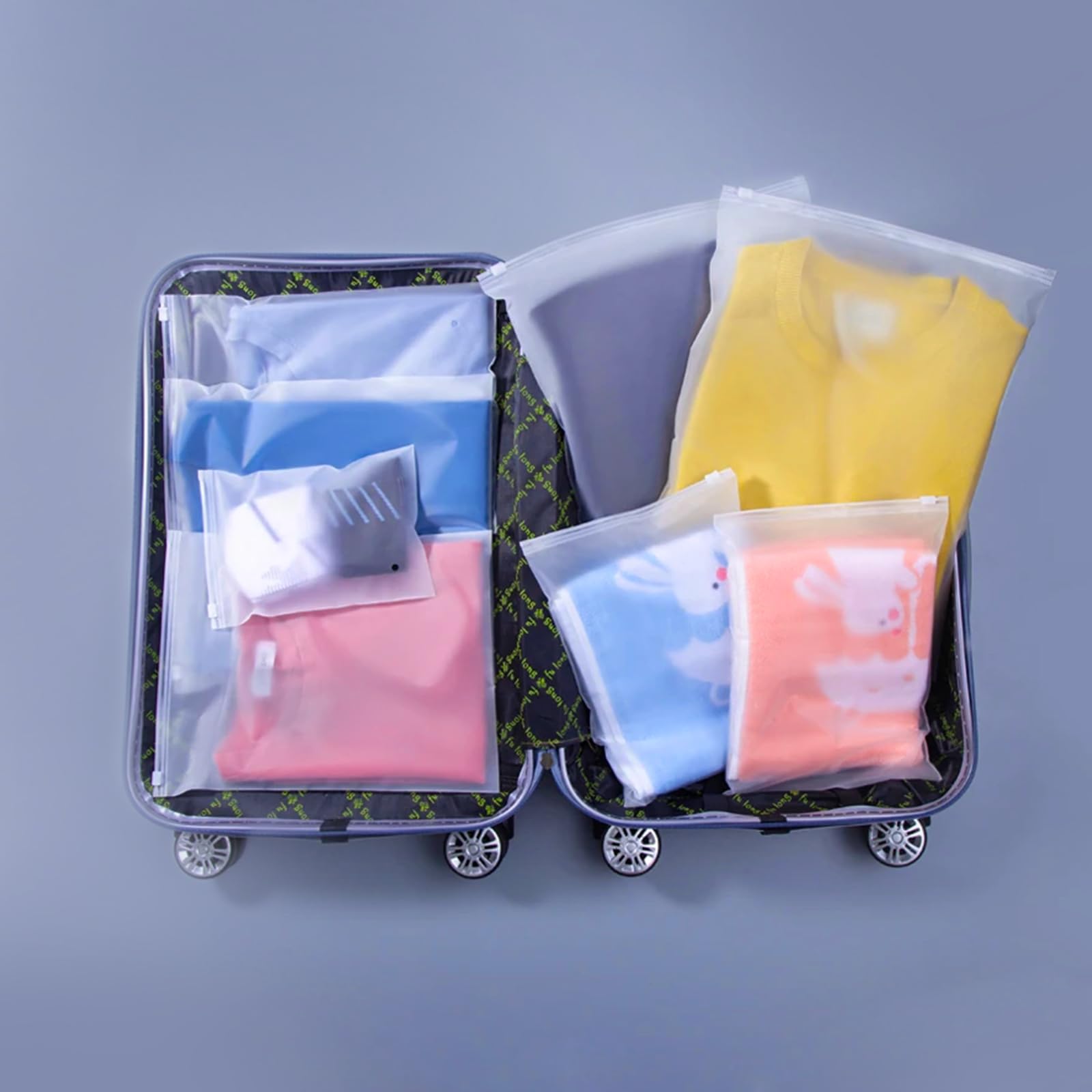 35 Sacchetti Da Viaggio Con Zip | Impermeabili E Trasparenti | Per Vestiti, Scarpe, Cosmetici - Foto 13