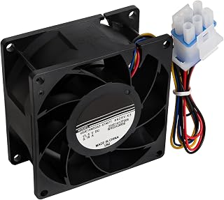 Upgraded WR60X26866 Refrigerator Evaporator Fan Motor Compatible with GE Refrigerator - Fresh Food Evaporator Fan Fit for GE GNE29GSFGSS, Replace WR60X26033 WR60X26030