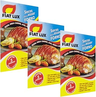 Saco para assar frango costela forno e microondas fiat lux 15 unidades