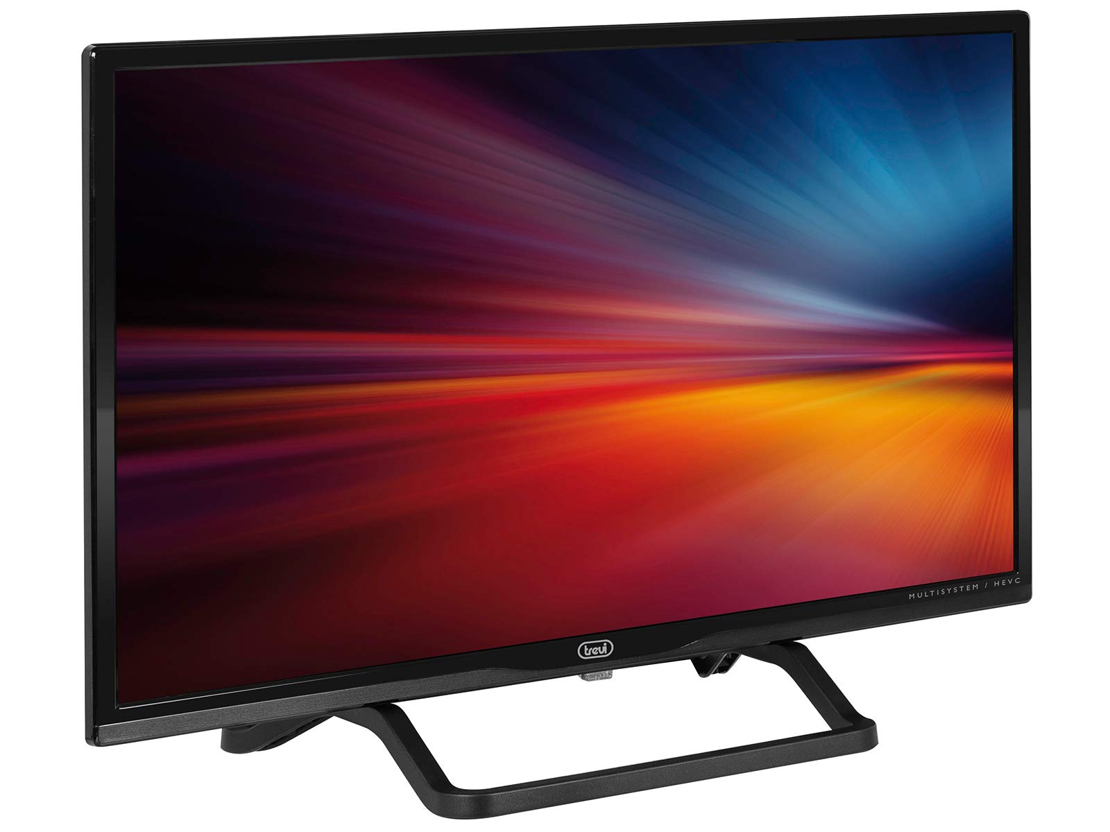 Trevi LTV 2401 SAT Televisore LED 24” con Decoder Digitale Terrestre DVBT-T2 e Satellitare DVBS-S2, Risoluzione max 1366 x 768 dpi HD Ready, Nero