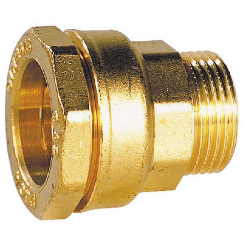 CODITAL - raccord laiton diametre 25 mm par 3/​4 pouce pour tube PE