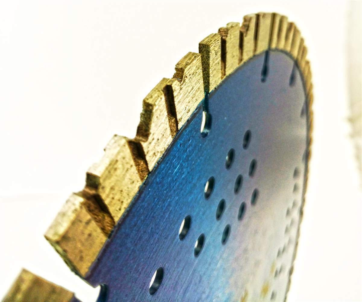 Starmax - Disco de corte de diamante, 300 mm de diámetro, 12 mm, para sierras de piedra y amoladoras de corte, para hormigón, granito, ladrillo, Azul