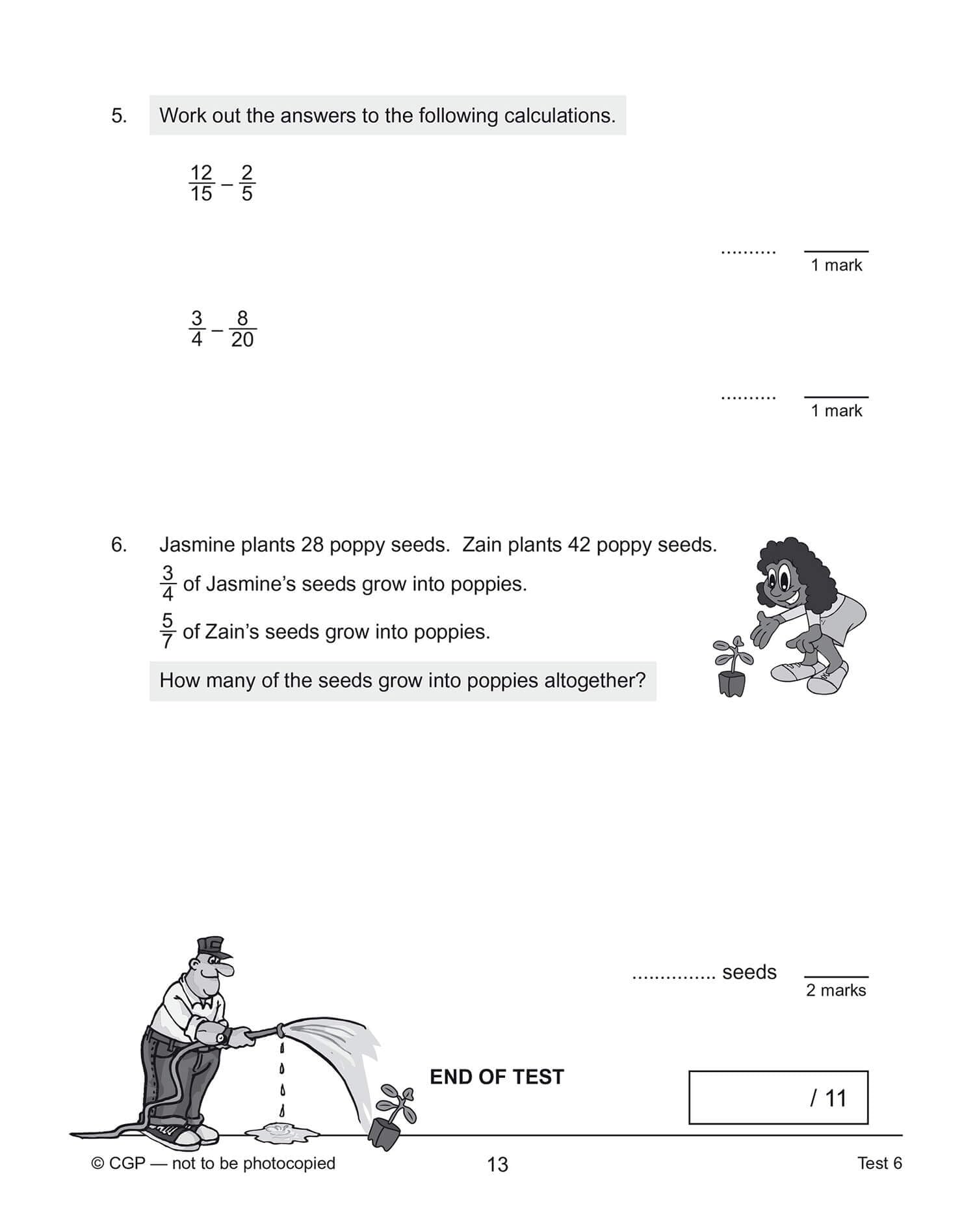 New KS2 Maths 10-Minute Tests: Fractions, Decimals & Percentages - Year 5: perfect for catching up at home (CGP KS2 Maths) - Image 5