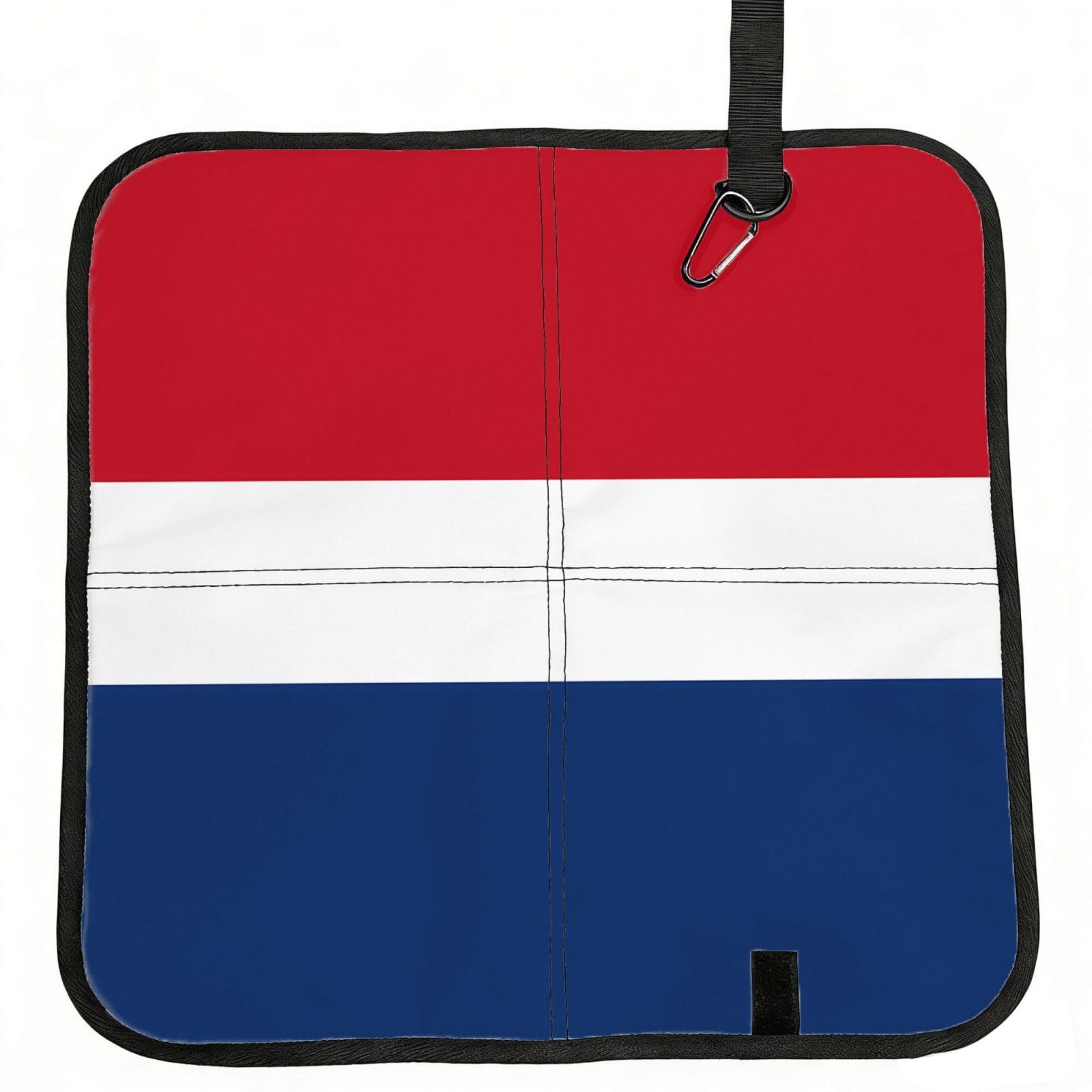 WZYCWB Dutch flag Foldable Seating Cushion with Carabiner - Stadium Mat for Camping, Hiking and Outdoor Activities