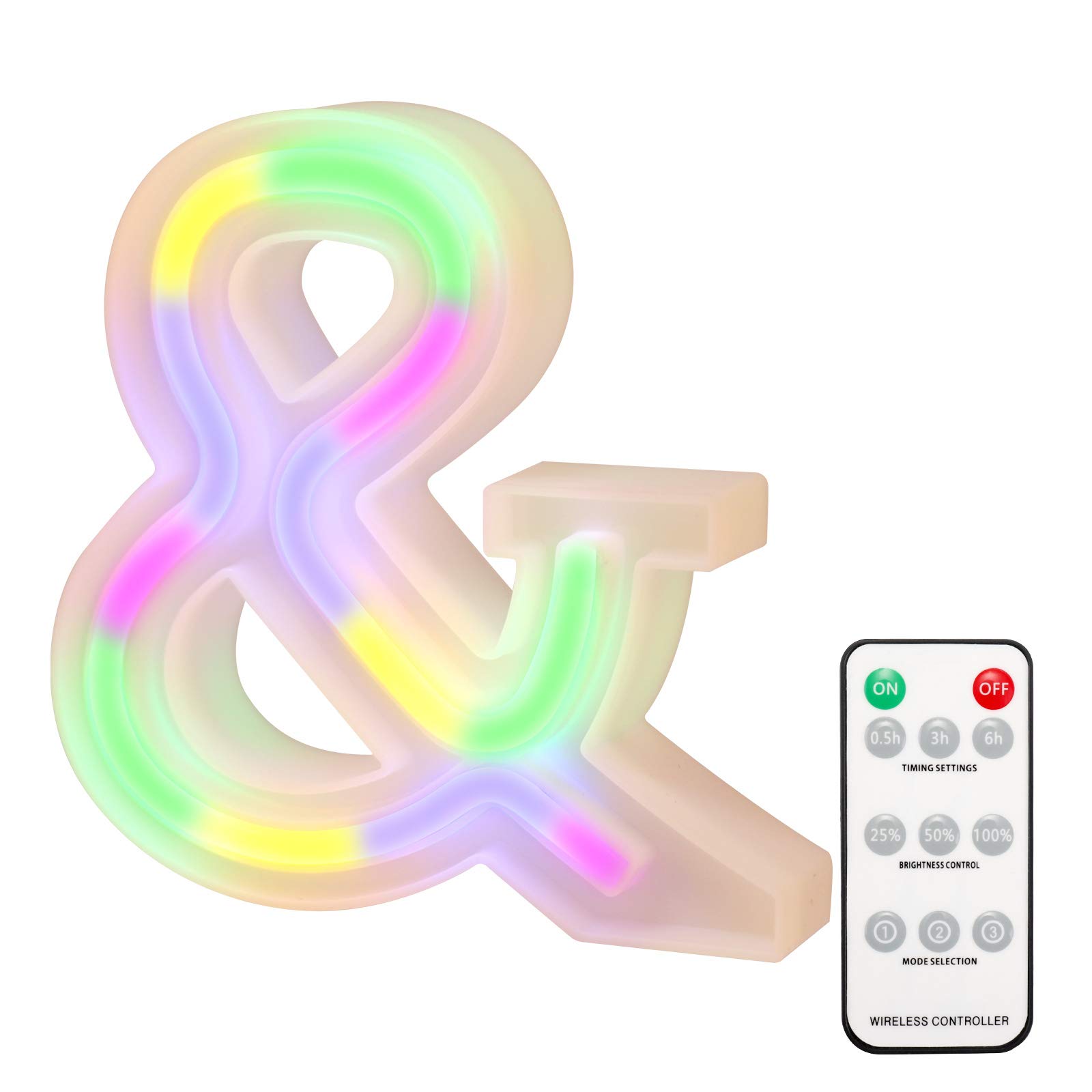 Buy BLOOMWIN LED Neon Letter Lights Marquee Alphabet Light Up Letters