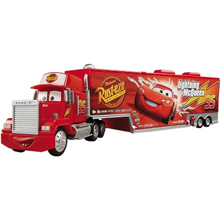 Amazon ディズニー カーズ トミカ アクショントレーラー マック ミニカー ダイキャストカー おもちゃ