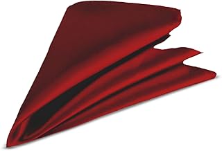 WedDecor Men's Pocket Square Handkerchief for Formal Wear, Suit Pocket Square Plain Hankies for Wedding Gift, Parties, Fashion, Grooms, Prom - Unisex