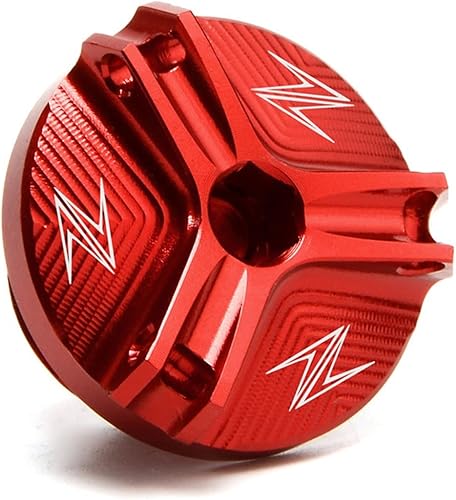 Motorcycle M20*2.5 Aluminum Oil Filter Cup Engine Plug Cover Cap For Kawasaki Z800 Z650 Z900 Z400 Z1000 Z1000R Z1000SX Z900RS Fill Cap Plug (Color
