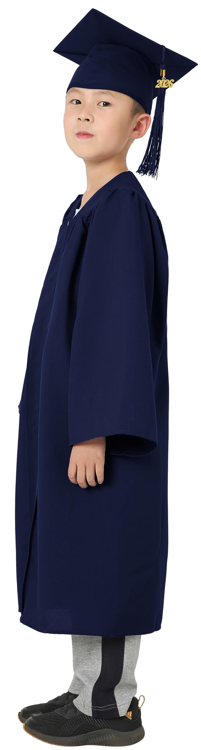 GraduatePro Bambini 2026 Toga Laurea con Cappello Tocco Prescolastico Scuola Materna Costume Unisex 10 colori