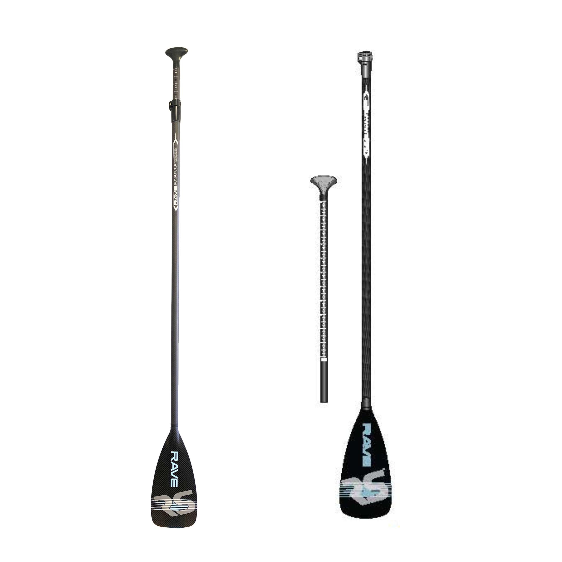 Rave Sports SUP Paddles - Adjustable, Lightweight Oars for Stand Up Paddleboard, Float and No Twist Handle Locks