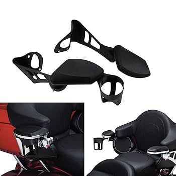 YHMTIVTU バイク リア アームレスト 助手席 肘掛け