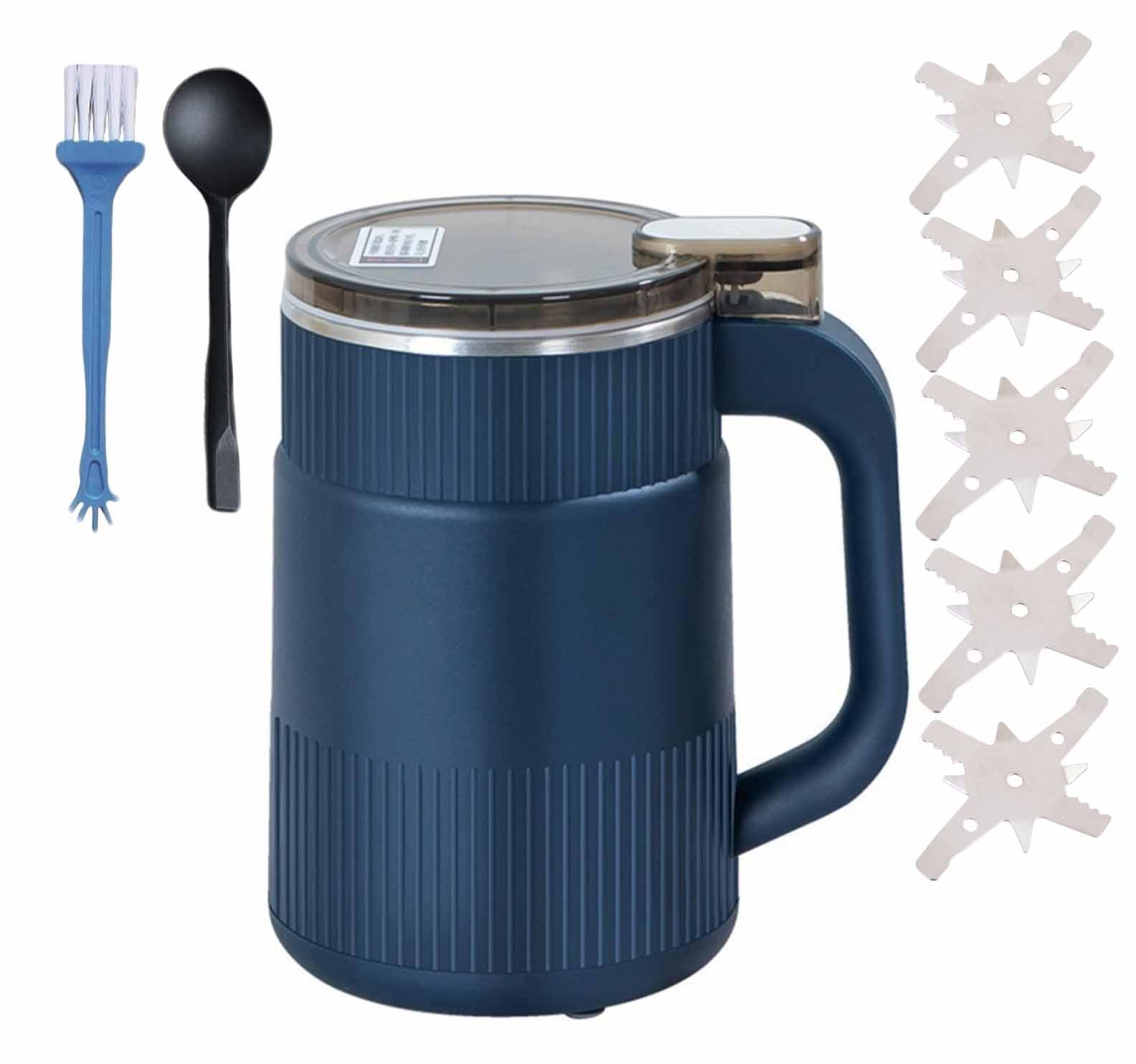 THUCHENYUC Tampayie Electric Grinder, Tampayie Household Large Capacity Electric Grinder Electric Grinder Machine Electric Meat Grinder With Handle Nut Grinder For All Nuts (Color : Blue)