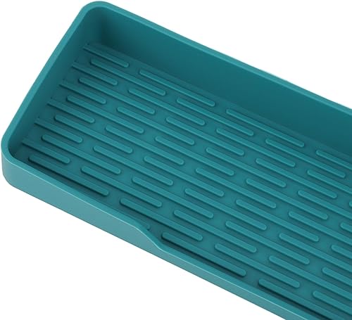 Miniatura 7 de TOPINCN Estante superior para estufa, estante superior de silicona, suministros de cocina, magnético a prueba de fugas, antideslizante, estante