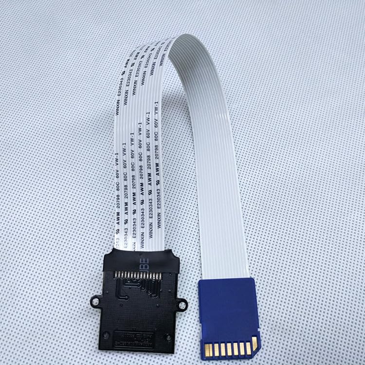 CENPEK Adaptador SD A SD, Cable De Extensión De Tarjeta SD De 25Cm para Actualización De Datos para Navegadores GPS De Coche, Actualización De Datos para Instrumentación