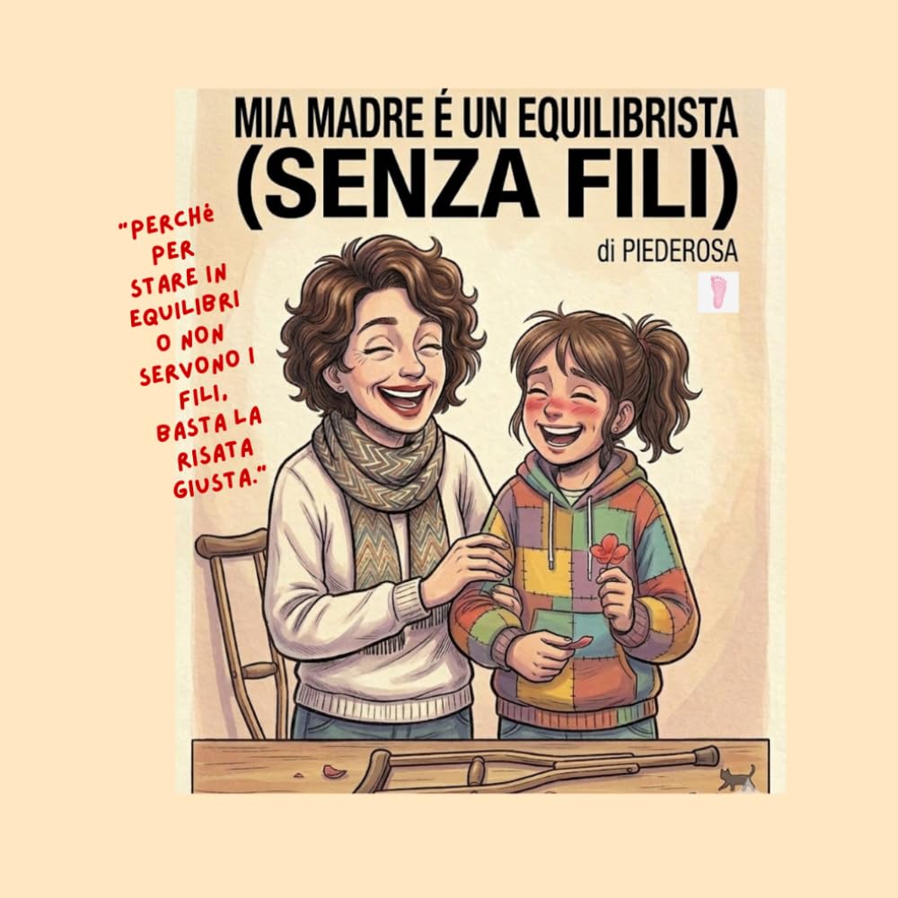 Mia madre è un equilibrista (Senza fili): 100 pagine di resilienza e creatività: un viaggio interattivo tra disegni da colorare, riflessioni e la forza di sorridere.