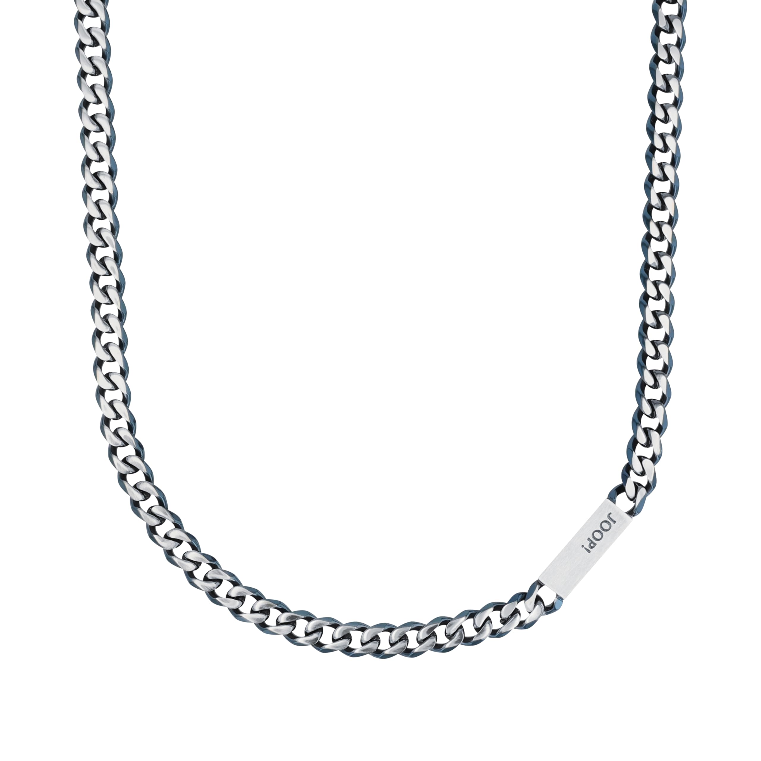 JOOP! Halskette aus Edelstahl für Herren, Halsschmuck, 60 cm, Silber, Kommt in Schmuck Geschenk Box