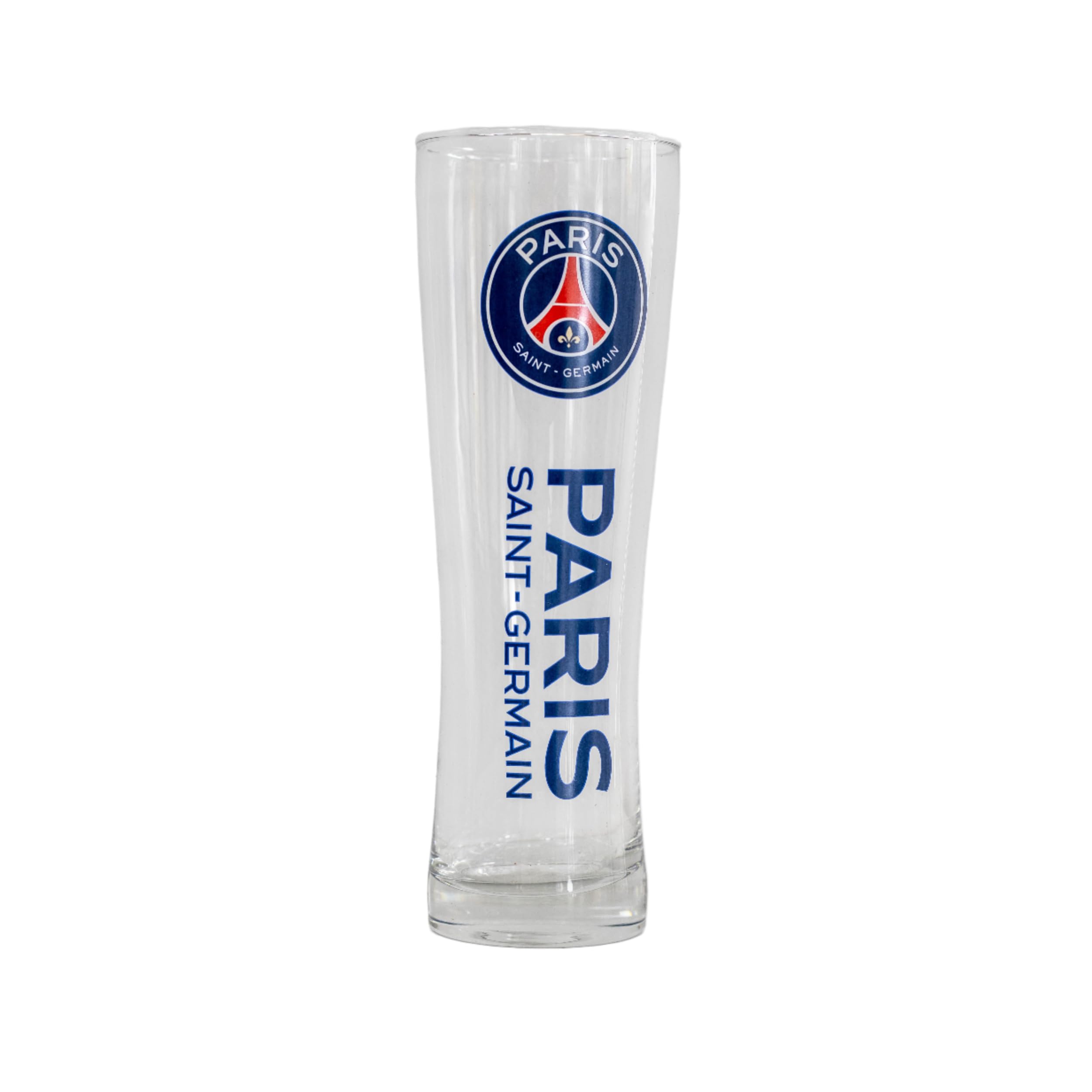 FOCO Official Licensed Paris Saint-Germain FC Football Word Mark Slim Pint Glass
