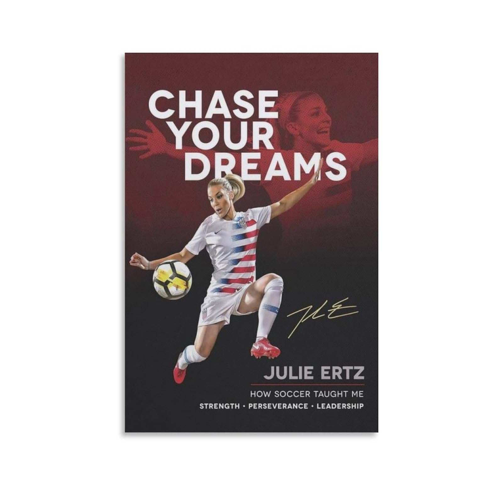 Asuiu Unframe-Style Julie Ertz Canvas Poster Posters Wall Art Painting Canvas Prints Decor Poster Artworks 24X36inch(60X90cm)