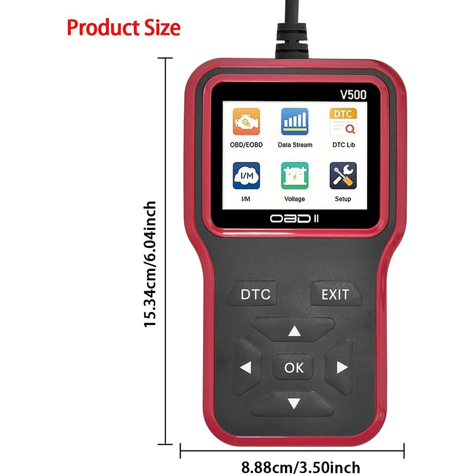 Escáner OBD2 para Coche V500 para Toyota Yaris/Aygo