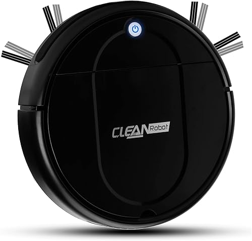 Aspiradora robot, sistema de limpieza integral 3 en 1, combina funciones de aspiración y barrido en una unidad. Equipado con una potente succión de