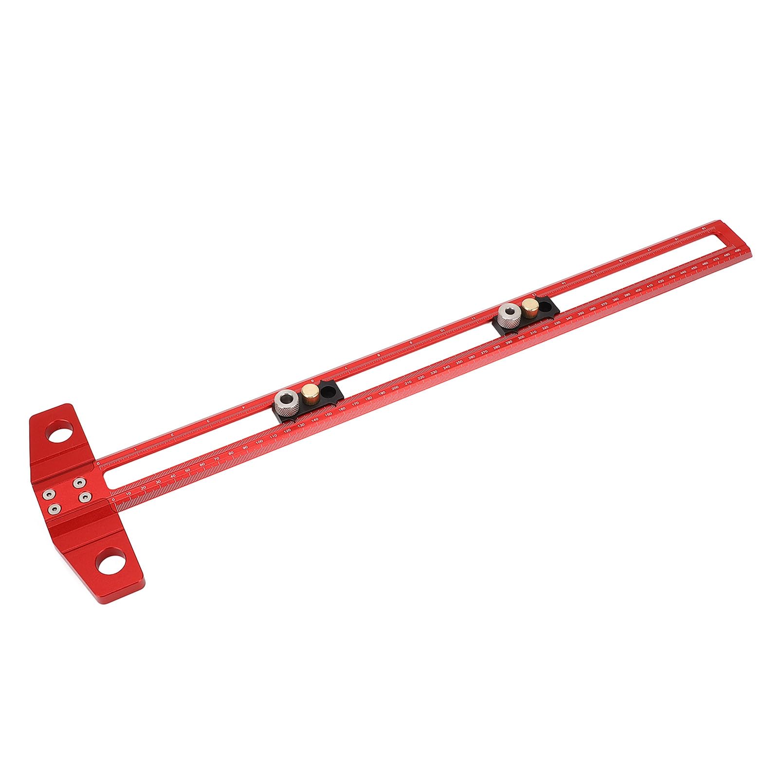 linijka, Linijka kwadratowa do obróbki drewna, wymienne tuleje wiertarskie 6 8 10 mm dokładnej