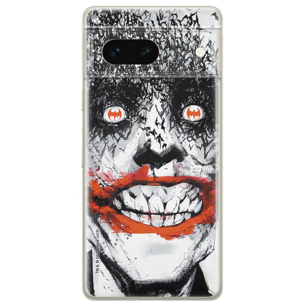ERT GROUP mobile phone case for Google PIXEL 7 original and officially Licensed DC pattern Joker 007 optimally adapted to the shape of the mobile phone, case made of TPU