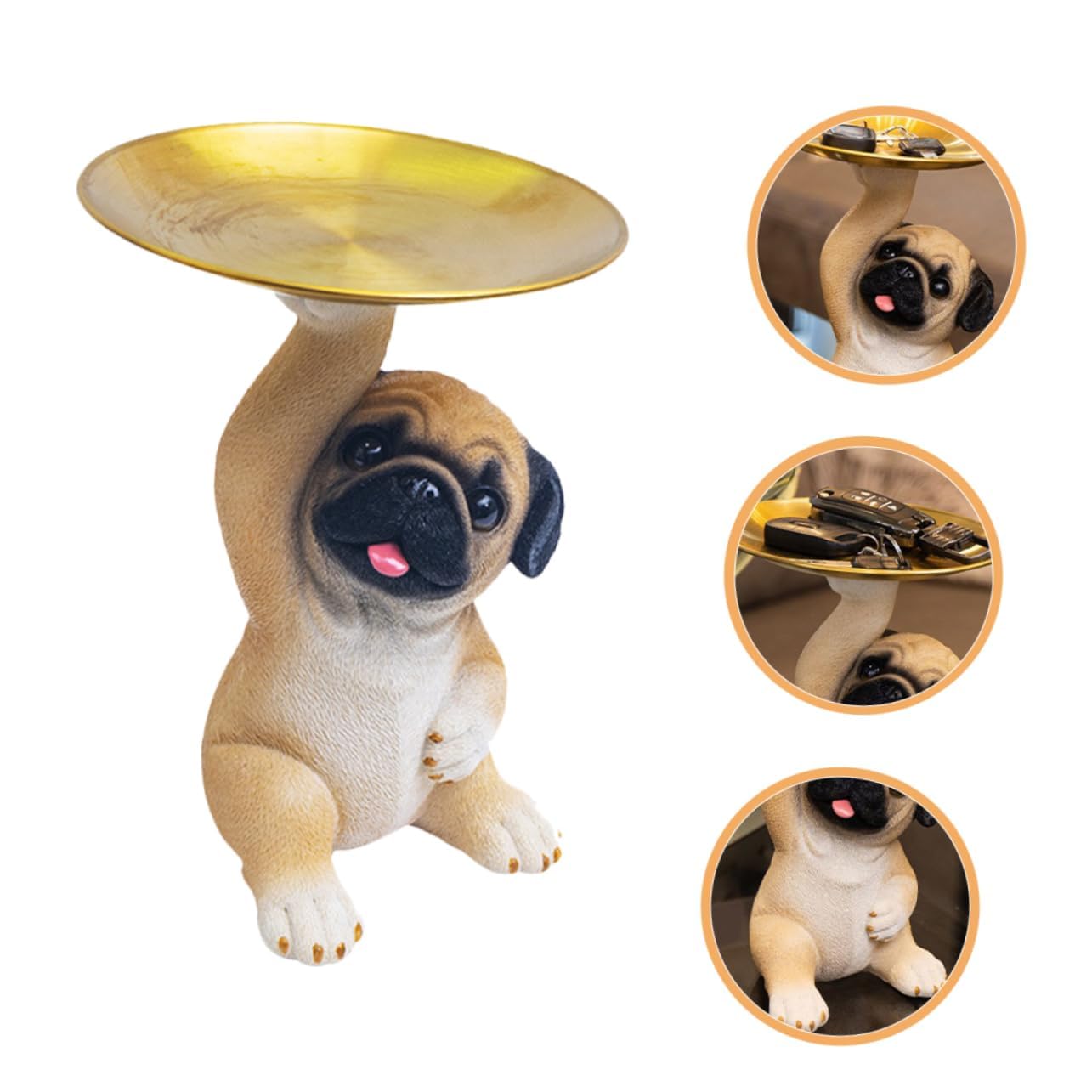 Dog Holding Decoration Tray | Decoration Dog Serving Tray with Handle | Dishes Plate Holder for Kitchen, Bedroom, Office, Dinning Table Dog Serving Tray Decorative Showpiece Item (1) — Amazon image 8