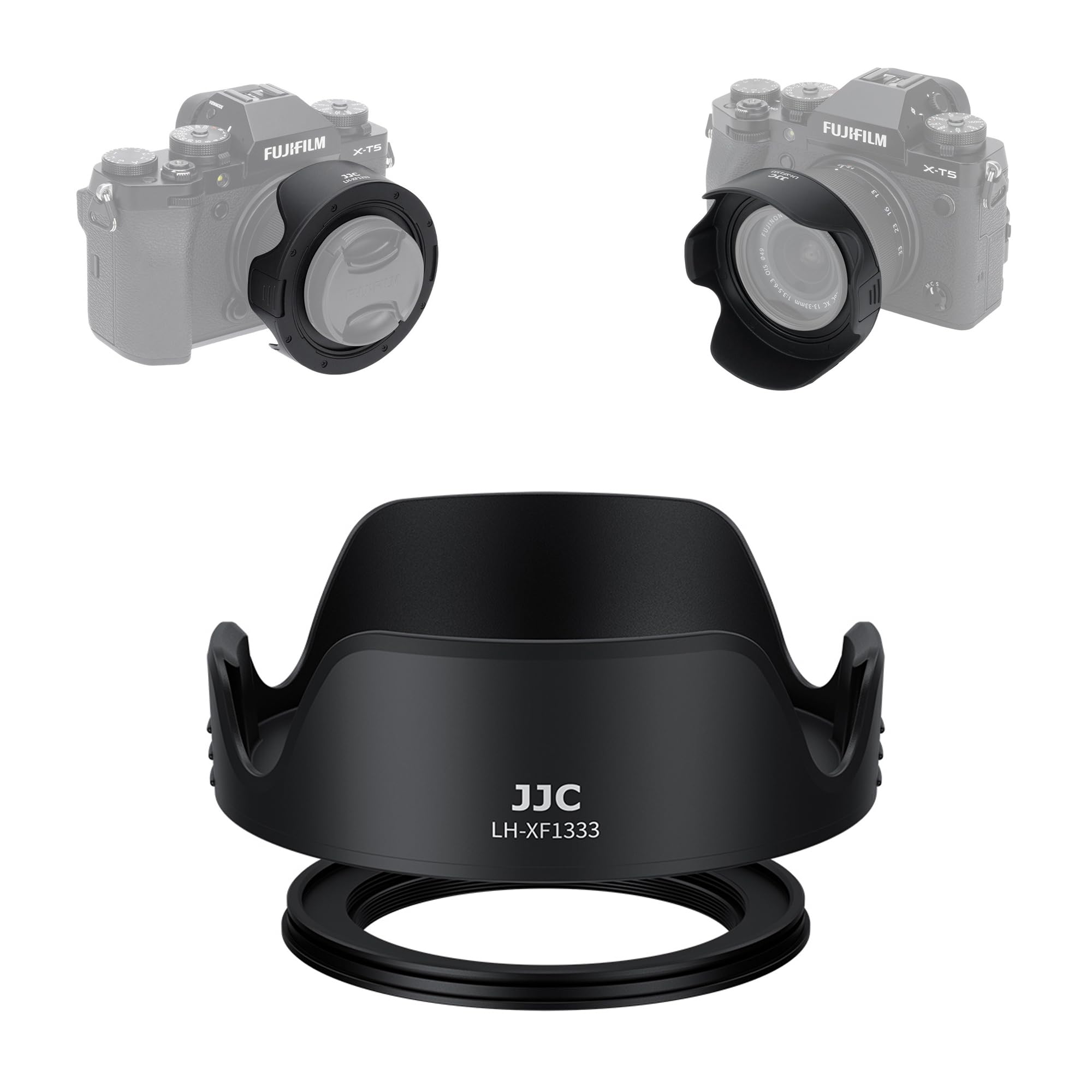 【保護フィルター付き】XC 13-33mm おまけあり Amazon | JJC 可逆式 レンズフード + アダプターリング Fujifilm XC 13