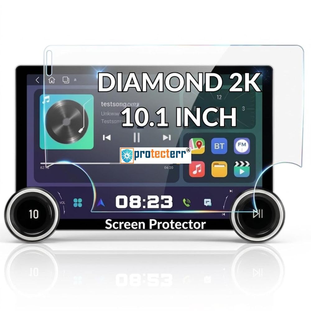 Screen Protector for Diamond 2K – 10.1 Inch Infotainment Touch Screen Guard | Anti Scratch HD Clear | Car Dashboard Accessories, Anti-Fingerprint, Easy Installation [Not a Tempered Glass]-image-40