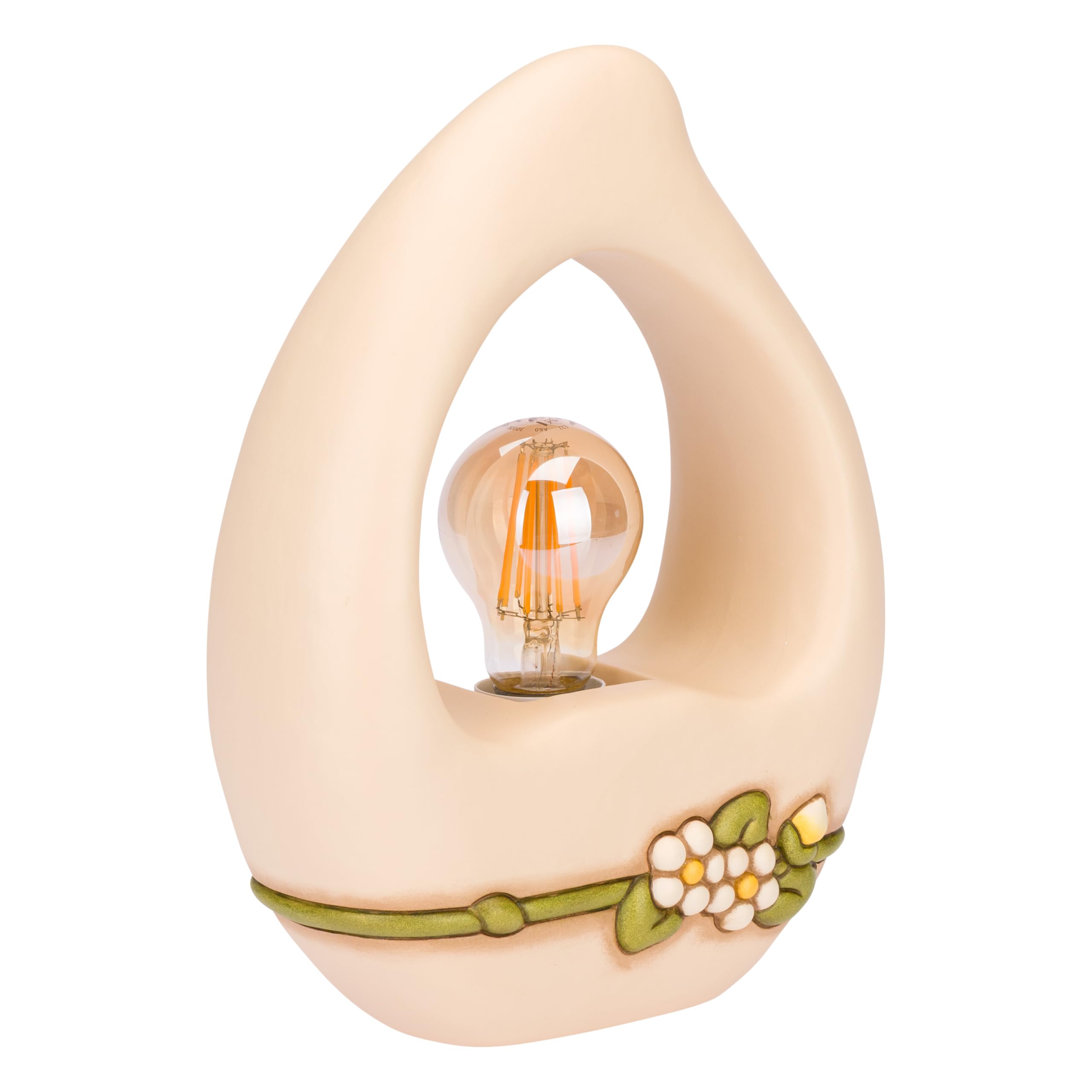 THUN - Lampa ceramiczna Country Bloom - 21,4 x 9 x 28,4 cm wys. - ceramiczna