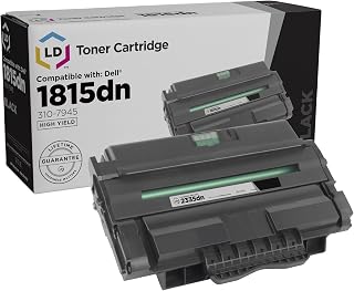 LD Compatible Toner Cartridge Replacement for Dell 1815dn 310-7945 High Yield (Black)