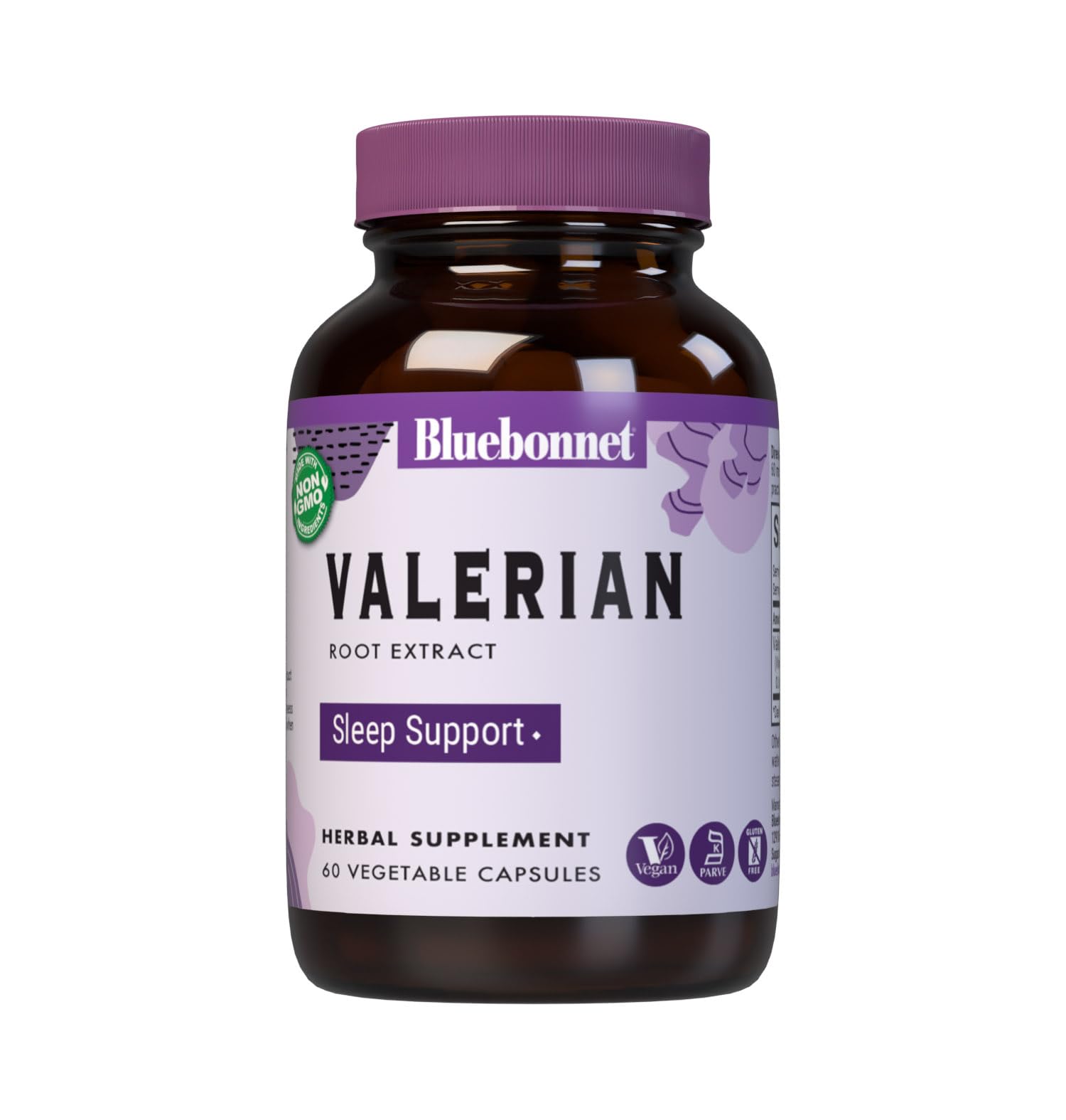 Bluebonnet Valerian Root Extract Supplement, 60 Count