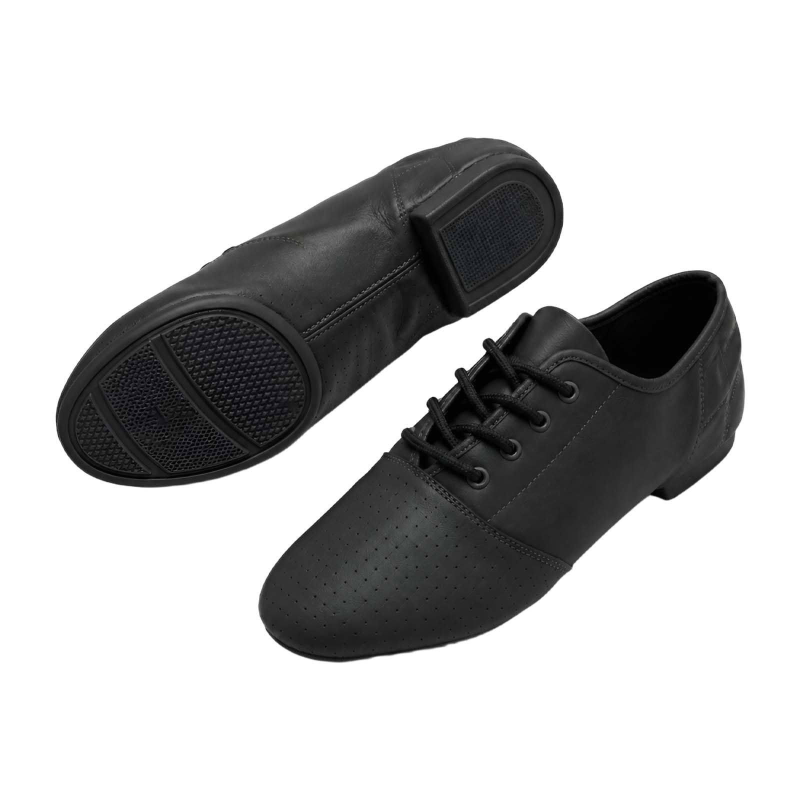 Zapatos de Jazz Adulto, Perfil Bajo para Gimnasia Yoga Estudio Clase | Acabado Liso con Ojales Firmes y Empeine Redondeado para Jazz Ballet Gimnasia y Yoga en Estudio