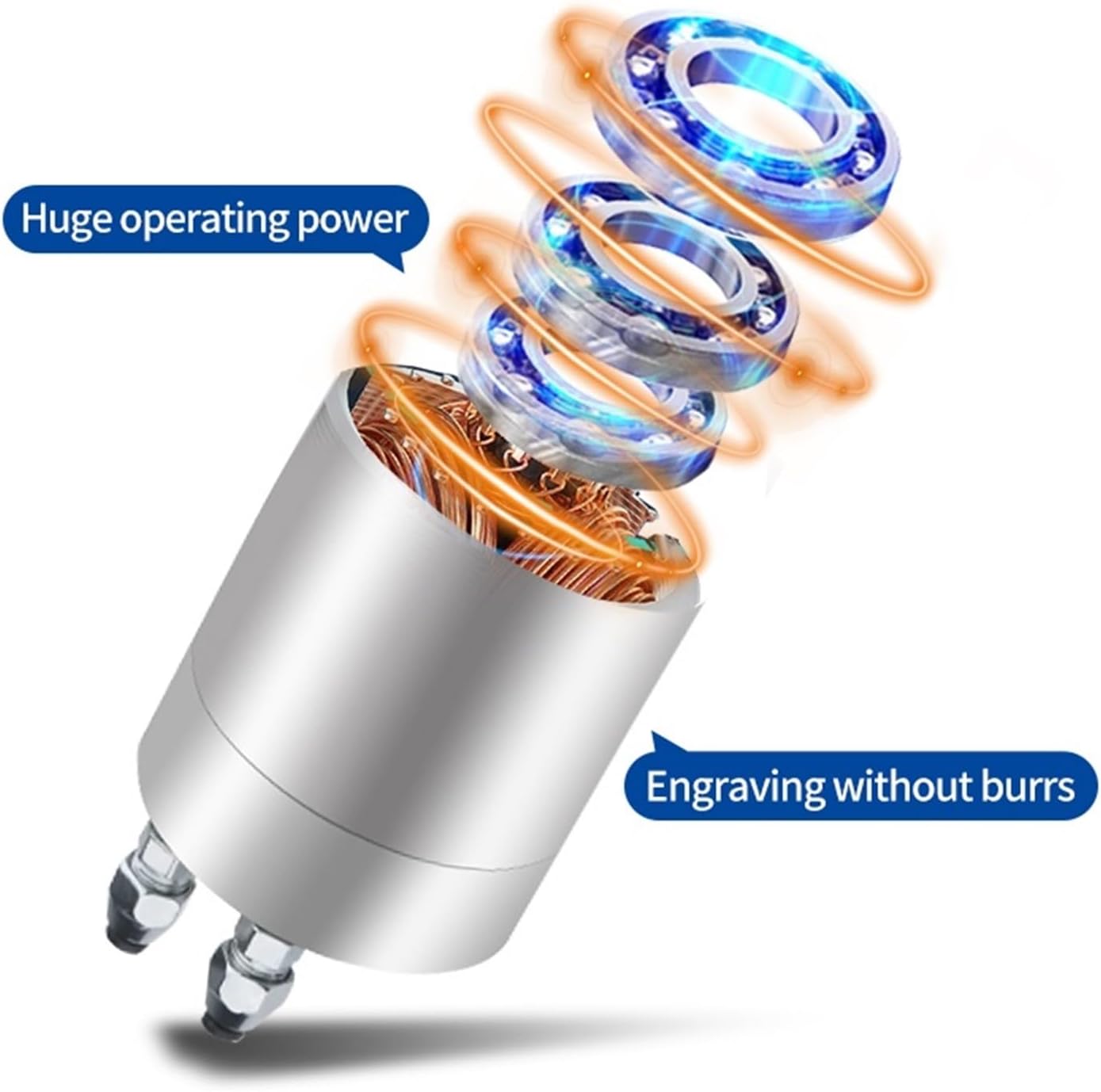 GDZ-17B Woodworking 1.5kw ER16 Diameter 80 Water-Cooled Motor 3 Bearing Computerized Numerical Control Milling Machine Engraving(1.5KW ER16 220V)