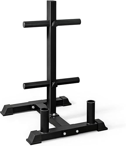 Miniatura 9 de CAP Barbell Olympic Bumper Plate Tree Rack Negro -,Azul,Rojo -,Gris,https://www.amazon.com/dp/undefined