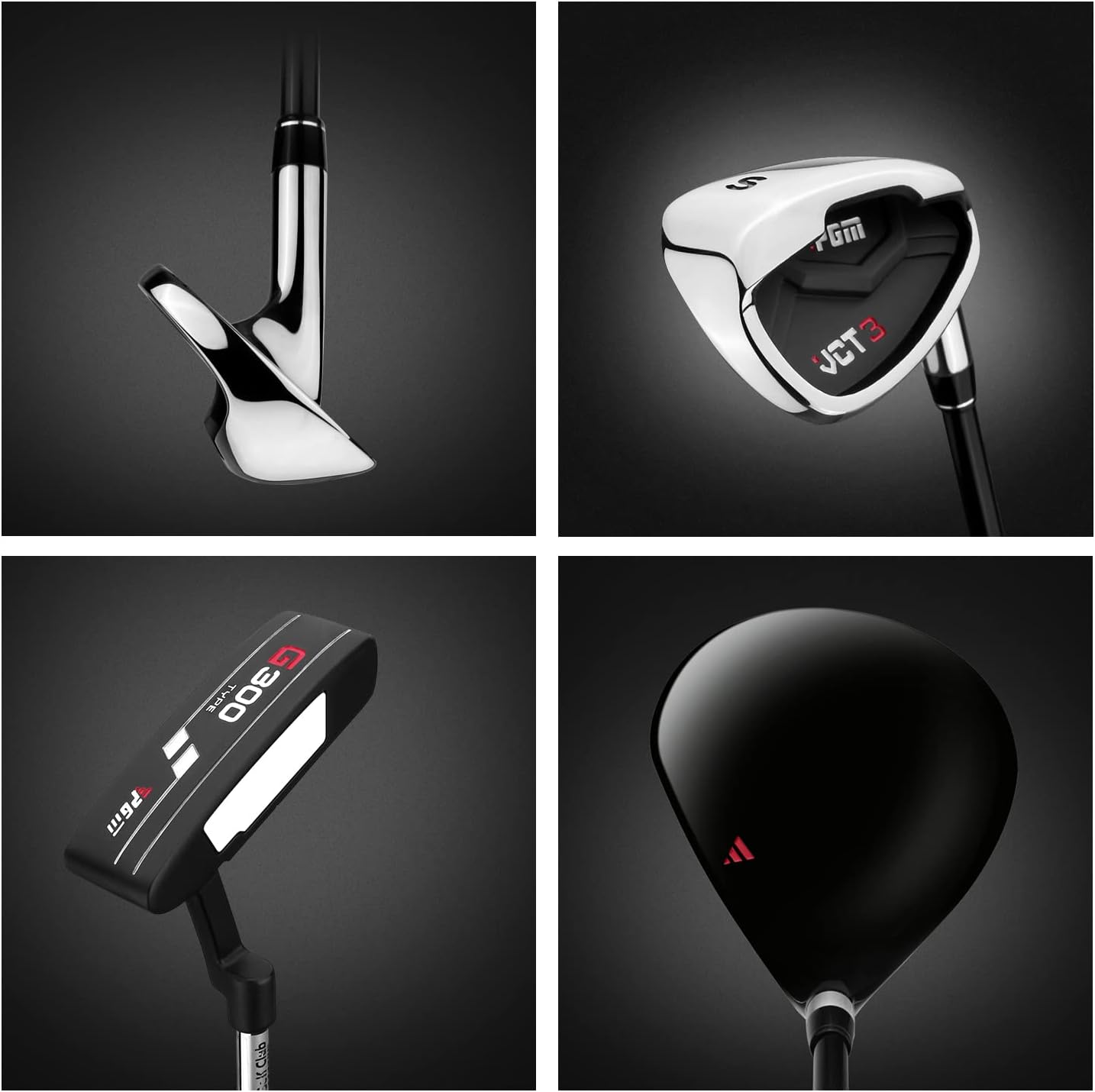 Golf Clubs Complete Set for Men 13 Piece Includes Titanium Golf Driver, 3 & #5 Fairway Woods, 4 Hybrid, 5-SW Irons, Putter and Golf Bag : Sports & Outdoors