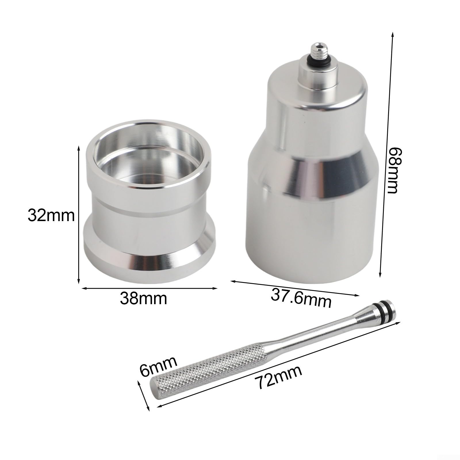 Kit imbuto olio in alluminio con tappo e base per spurgo freni a disco idraulico compatibile con MT200 M315 M445 M505 M666 M985 M7000 e bici da strada (kit mountain bike)