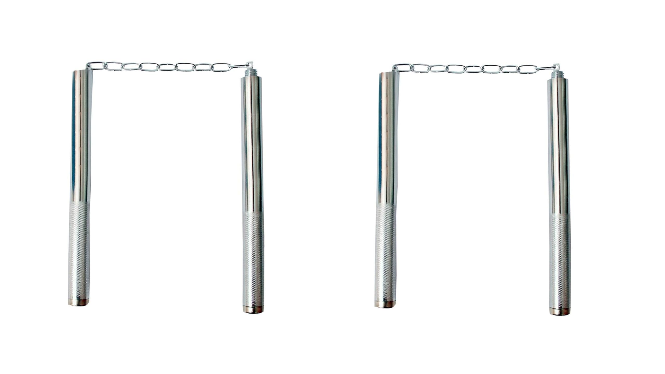 Stainless Steel Nunchaku Chen Xi for Karate Training Arts Pack of 2-picture-10