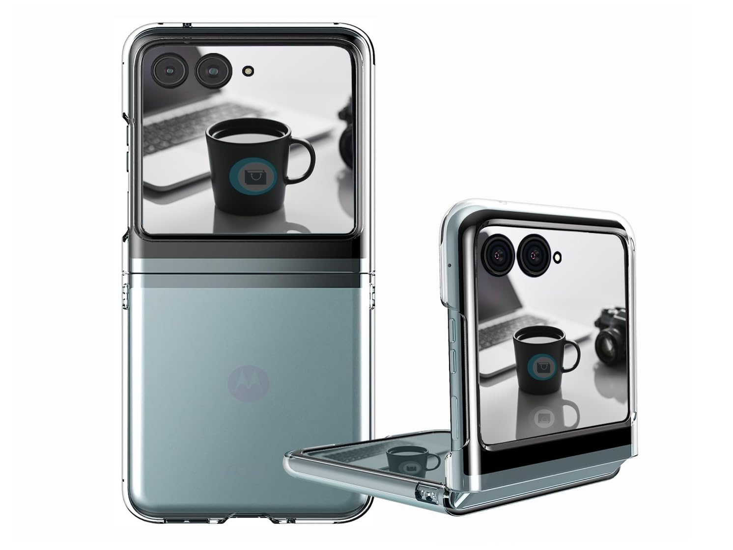 ORRINKART Clear Back Cover for Motorola Razr 50 Ultra 2024 Transparent Hard PC Back Case (B0D9NYSXK9) Amazon Price History, Amazon Price Tracker