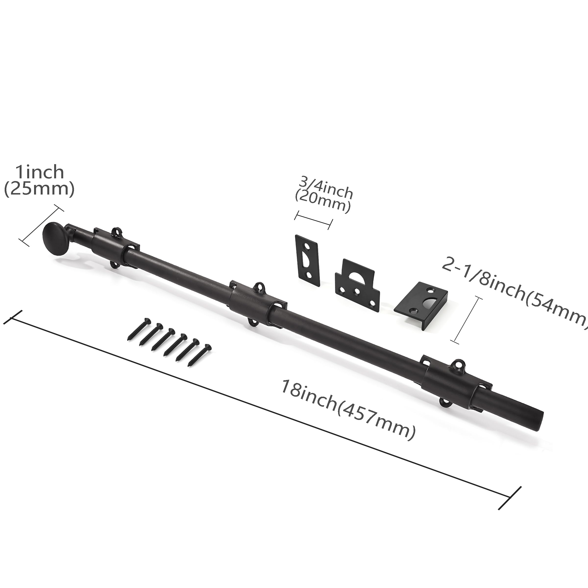 KHTUMEWARE-LI0202 Oil Rubbed Bronze Cabinet Pulls CTC 18 in (457 mm) in Oil Rubbed Bronze — KHTUMEWARE