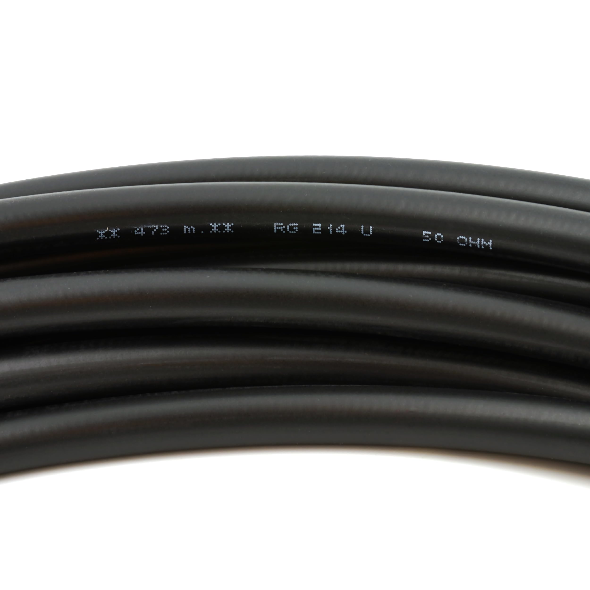 RG214 25m Câble coaxial — Cuivre argenté RG214U 50 Ohm RF Coax — compatible avec les connecteurs N Type SMA BNC TNC PL259 — pour VHF UHF CB Radio HAM Router Antenna 4G 5G — Fabriqué en Italie
