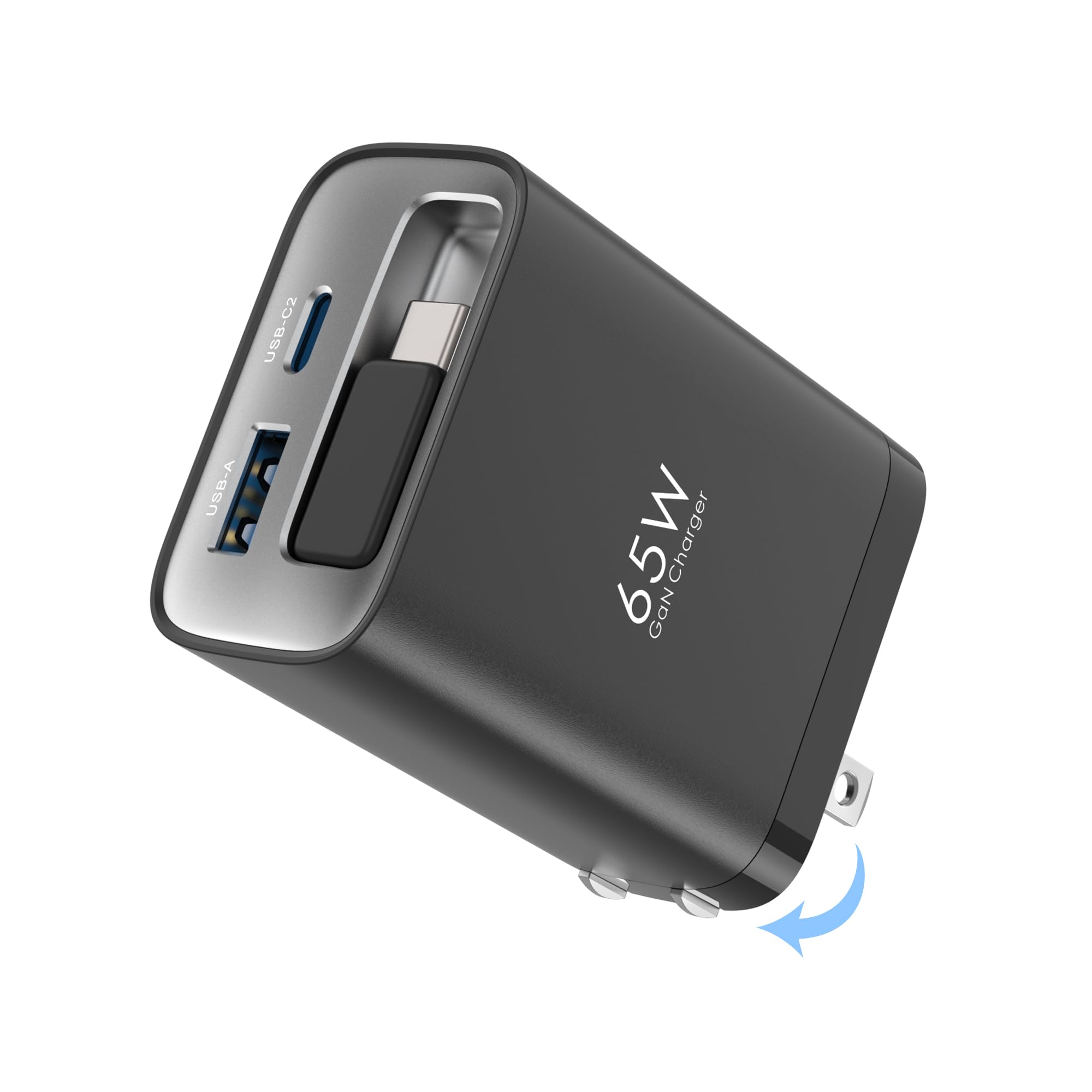 Amazon | 【 新登場 65W 巻き取り式】 TOPADRE 65W 充電器 Type-c PD