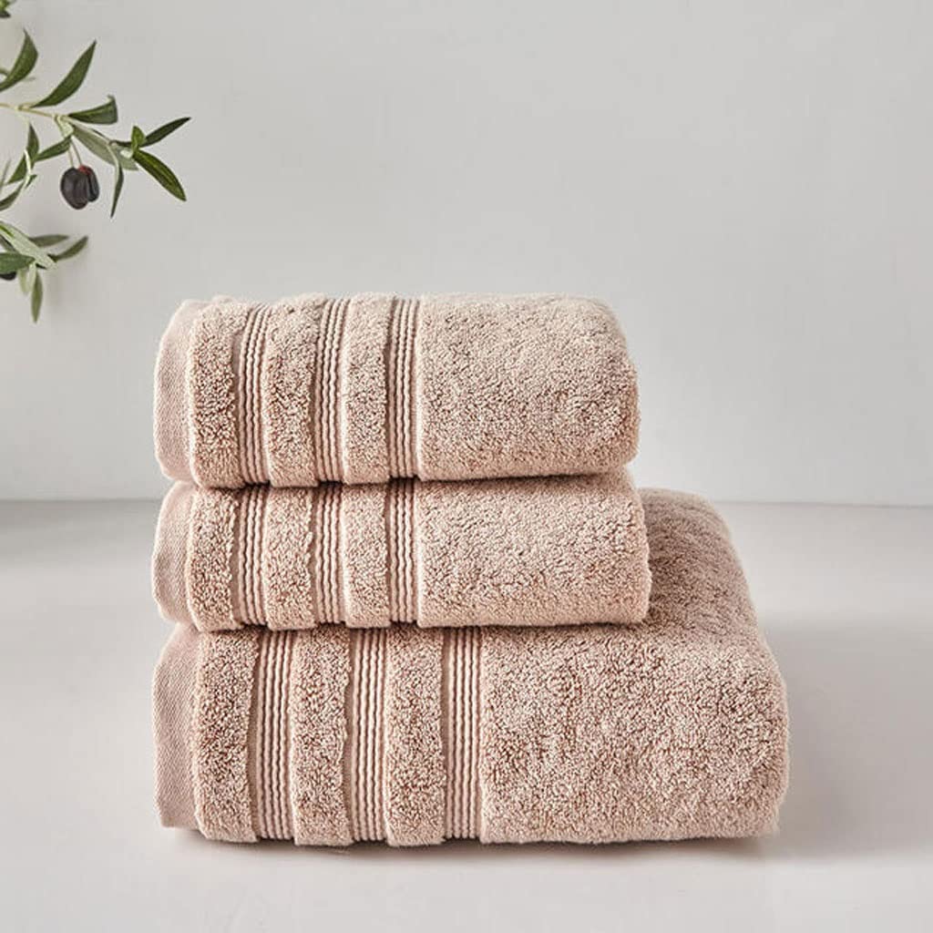 Cotton Towels Bath Towel Sets Absorbent Adult Bath Towels Solid Color Soft Face Shower Towel for Bathroom Washcloth