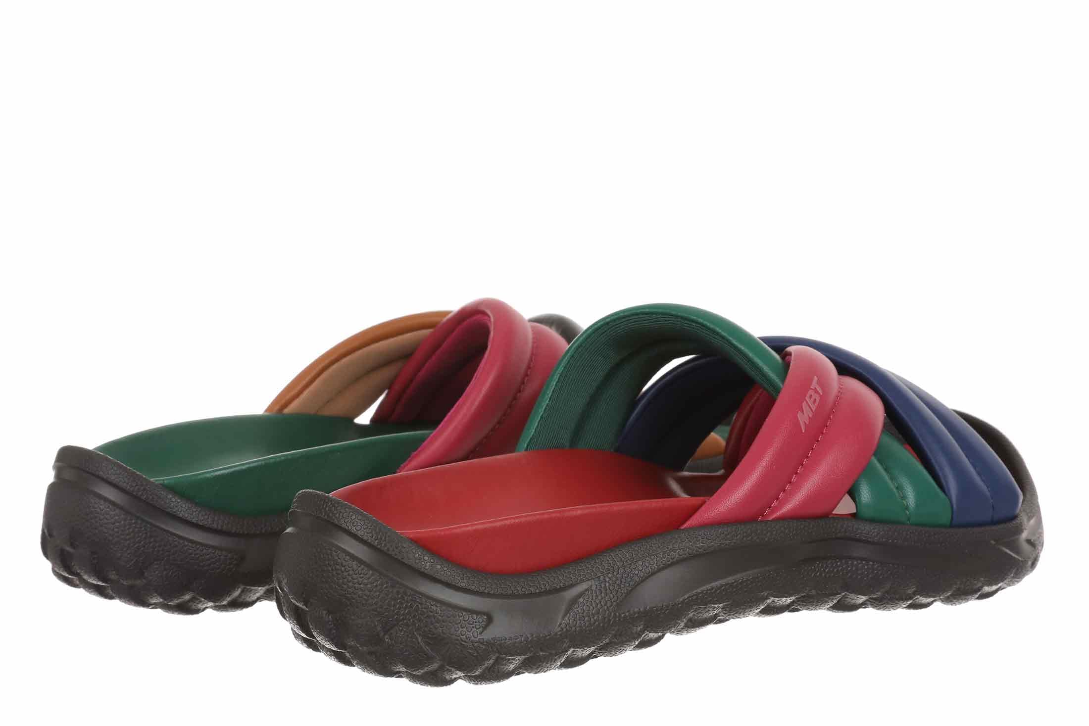 MBT MIO Sandales pour Femme en Cuir. Chaussures Légères et Confortables pour Printemps Été. Chaussures Physiologiques Confort et Stabilité. Sandales de Récupération pour S'habiller Moderne