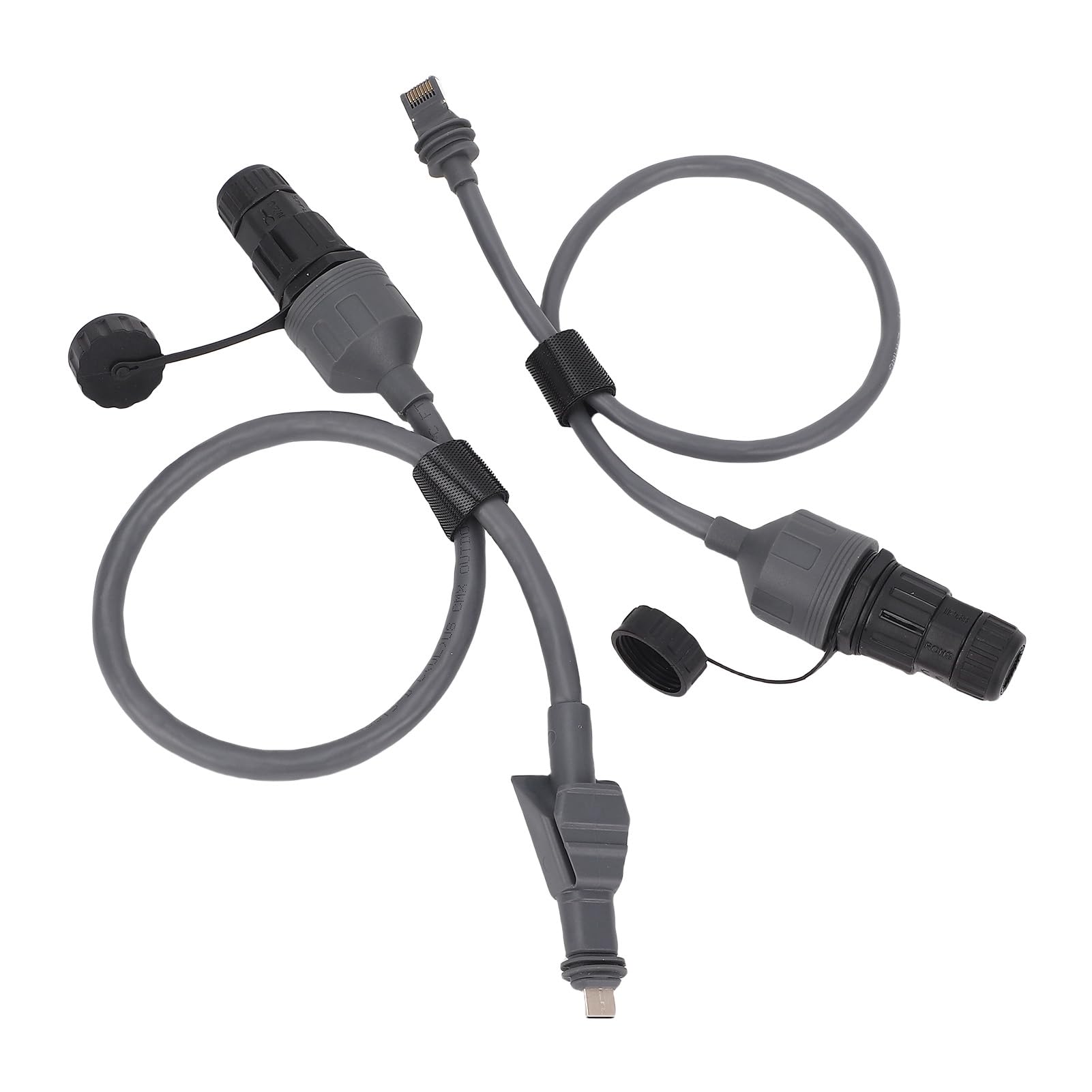 Generic Wodoodporny żeński Adapter SPX na RJ45 do Płaskiego Routera o Wysokiej Wydajności, szybkość Transferu 1200 Mb/s, 2 szt. Adapter Ethernet do Użytku w Pomieszczeniach i na Zewnątrz